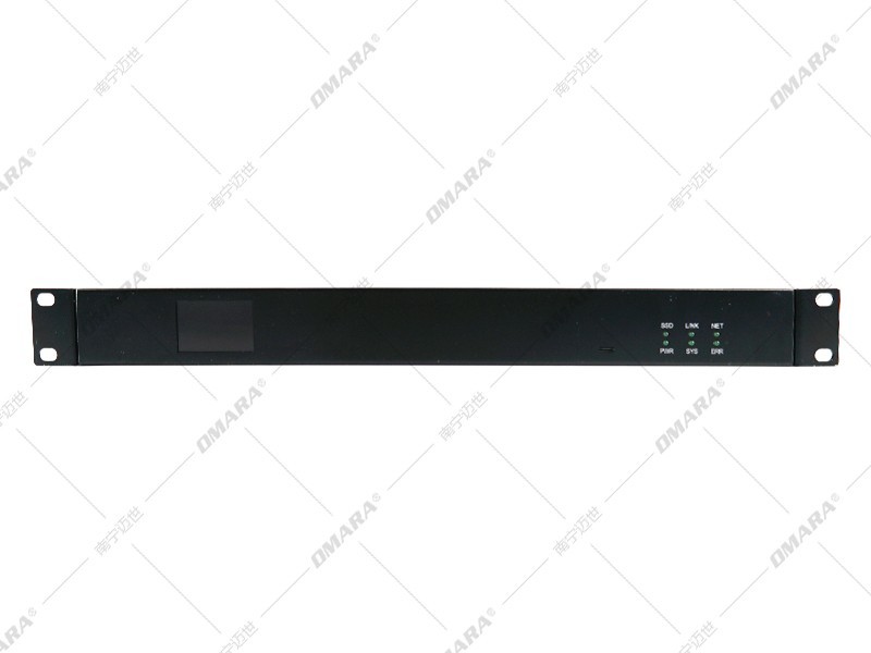 1U帶屏機房環境監控一體化主機A6-X600正面接口展示 1U帶屏機房環境監控一體化主機A6-X600正面接口展示