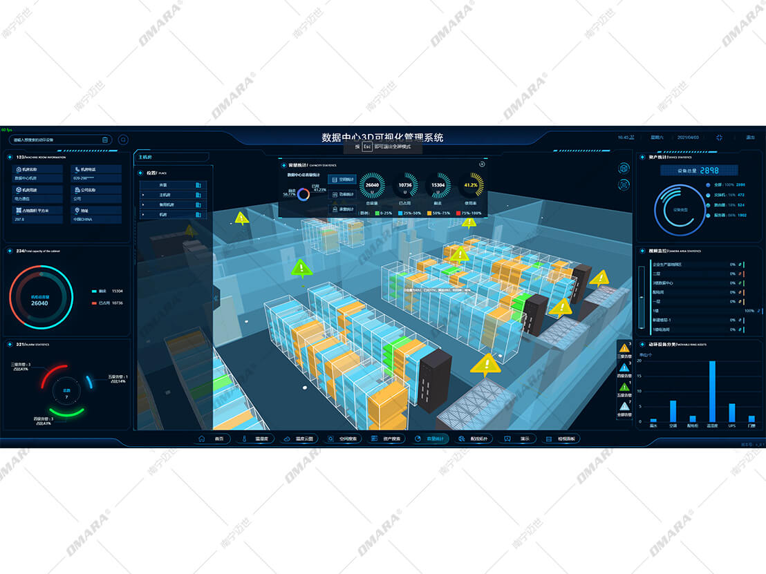 數據中心三維可視化管理平臺 數據中心三維可視化管理平臺
